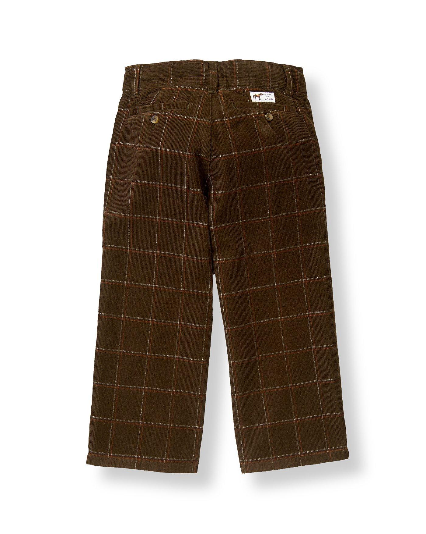 Plaid Corduroy Pant image number 1