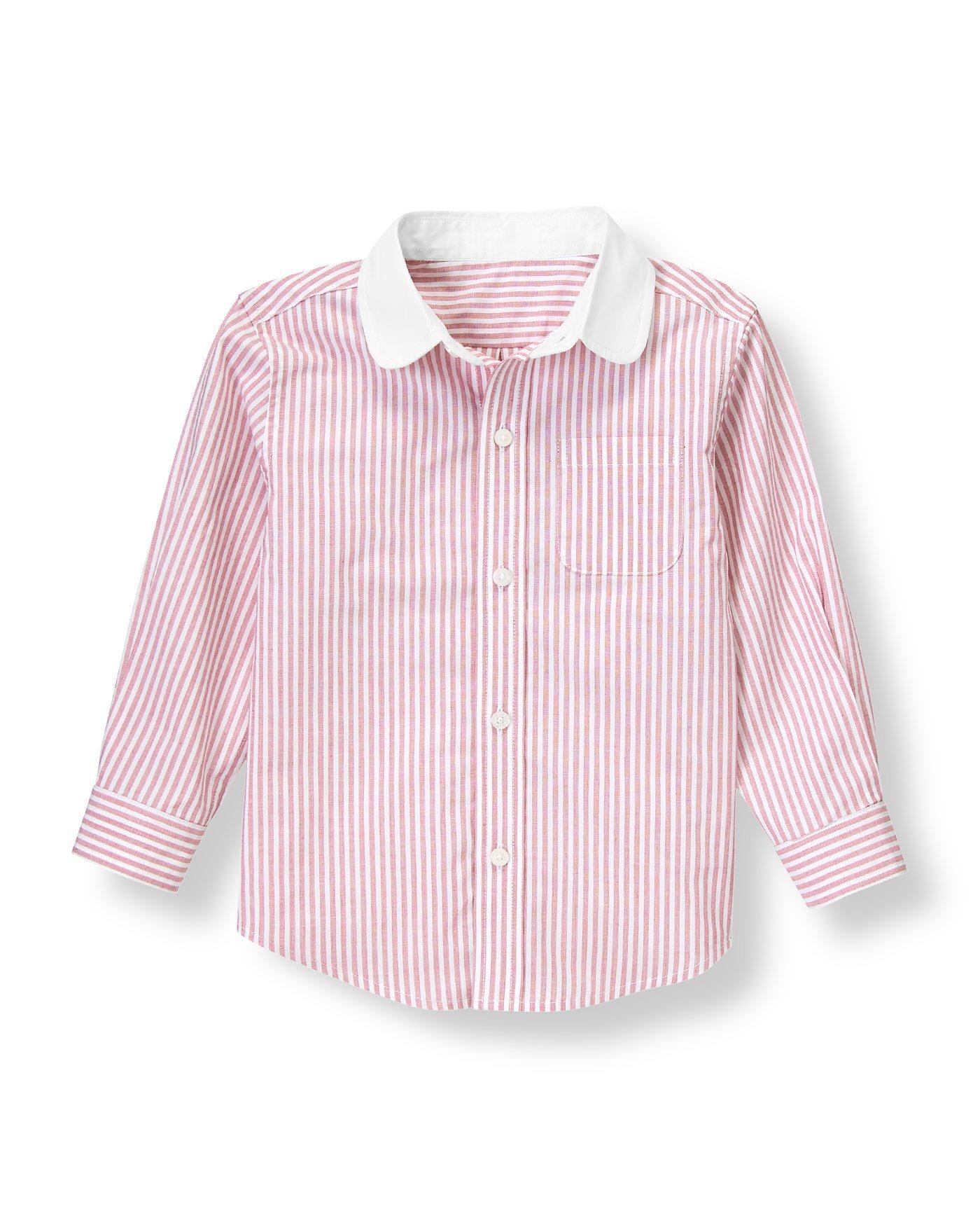 Stripe French Collar Dress Shirt image number 0