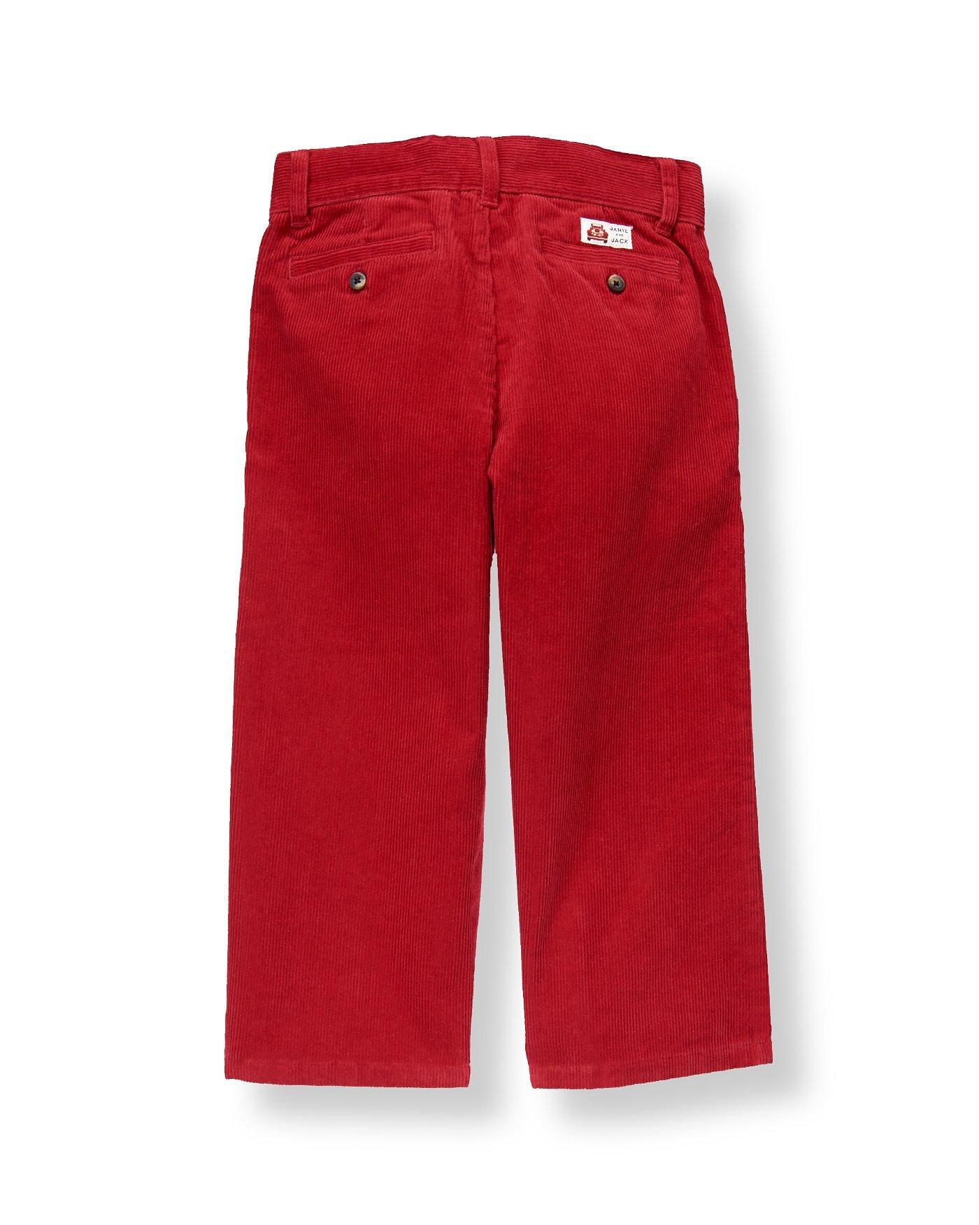 Champ Pant- Red Corduroy – Bailey Boys