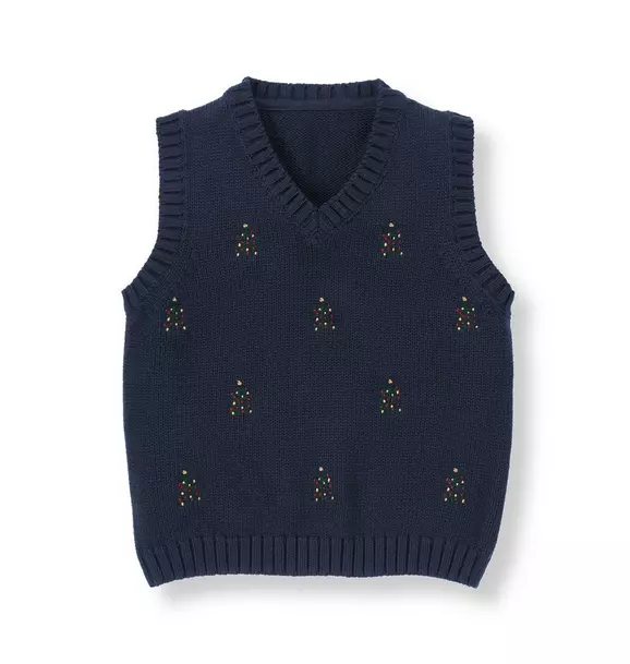 Holiday Tree Sweater Vest image number 0