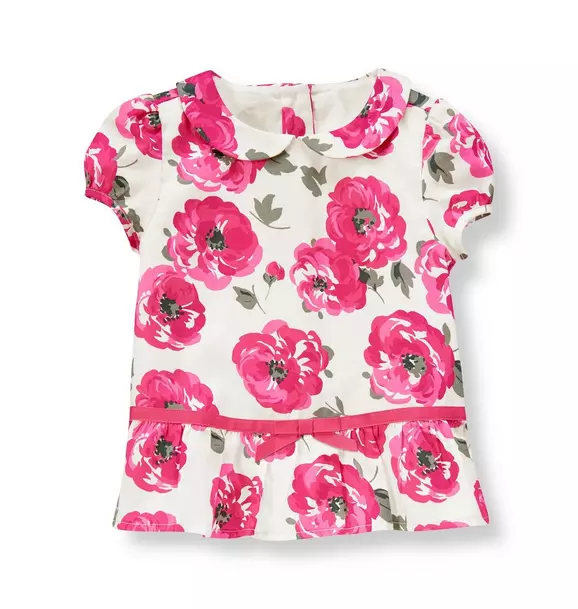 Floral Sateen Top image number 0