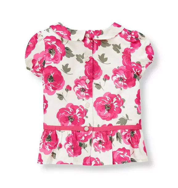 Floral Sateen Top image number 1
