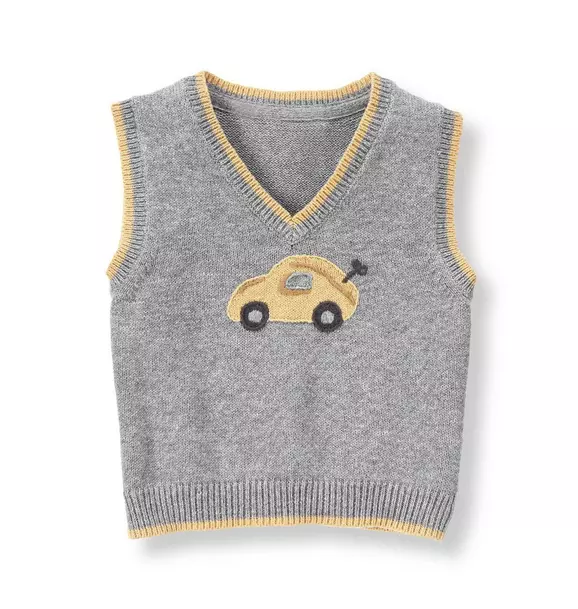 Toy Car Sweater Vest image number 0