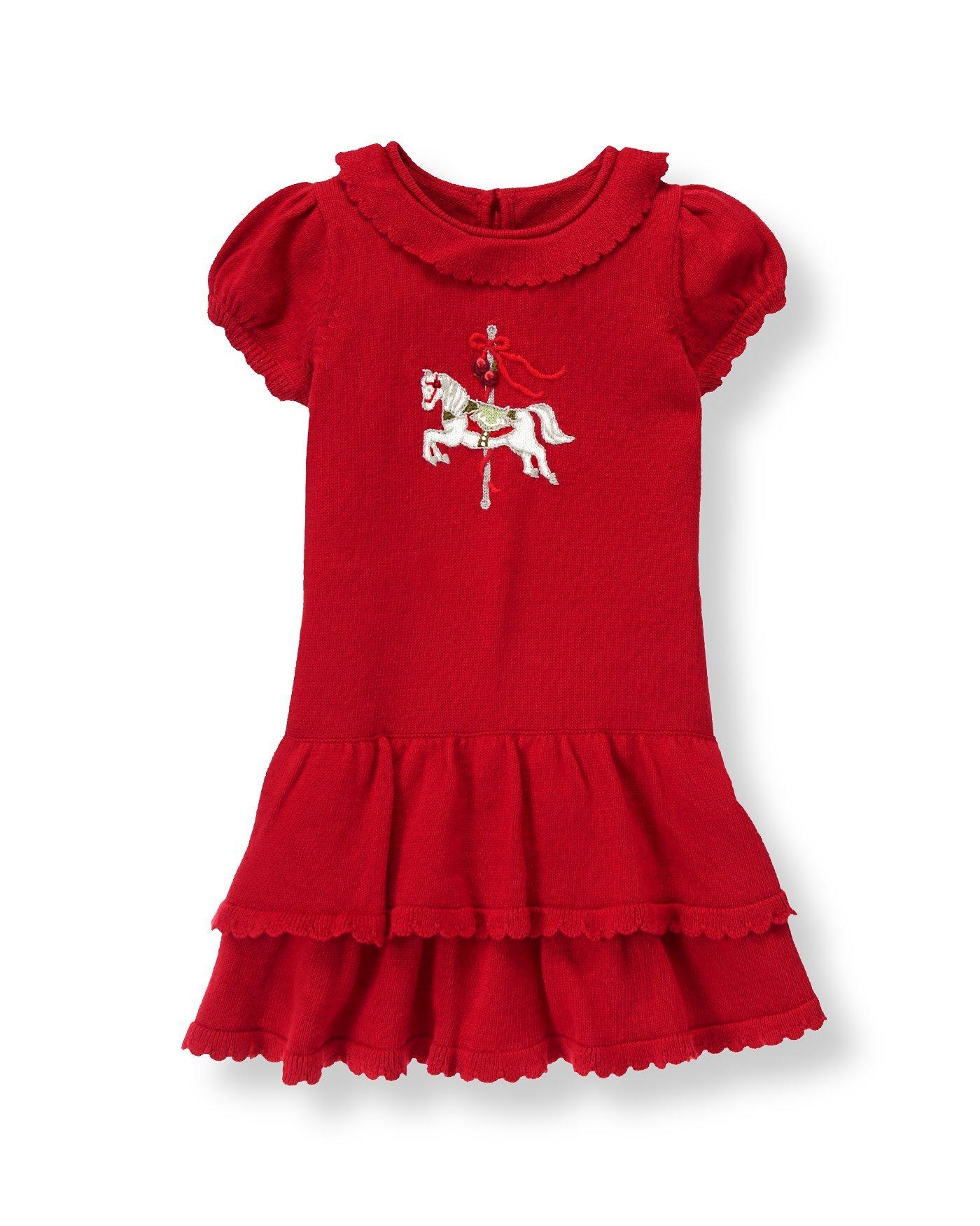 Carousel Horse Sweater Dress image number 0