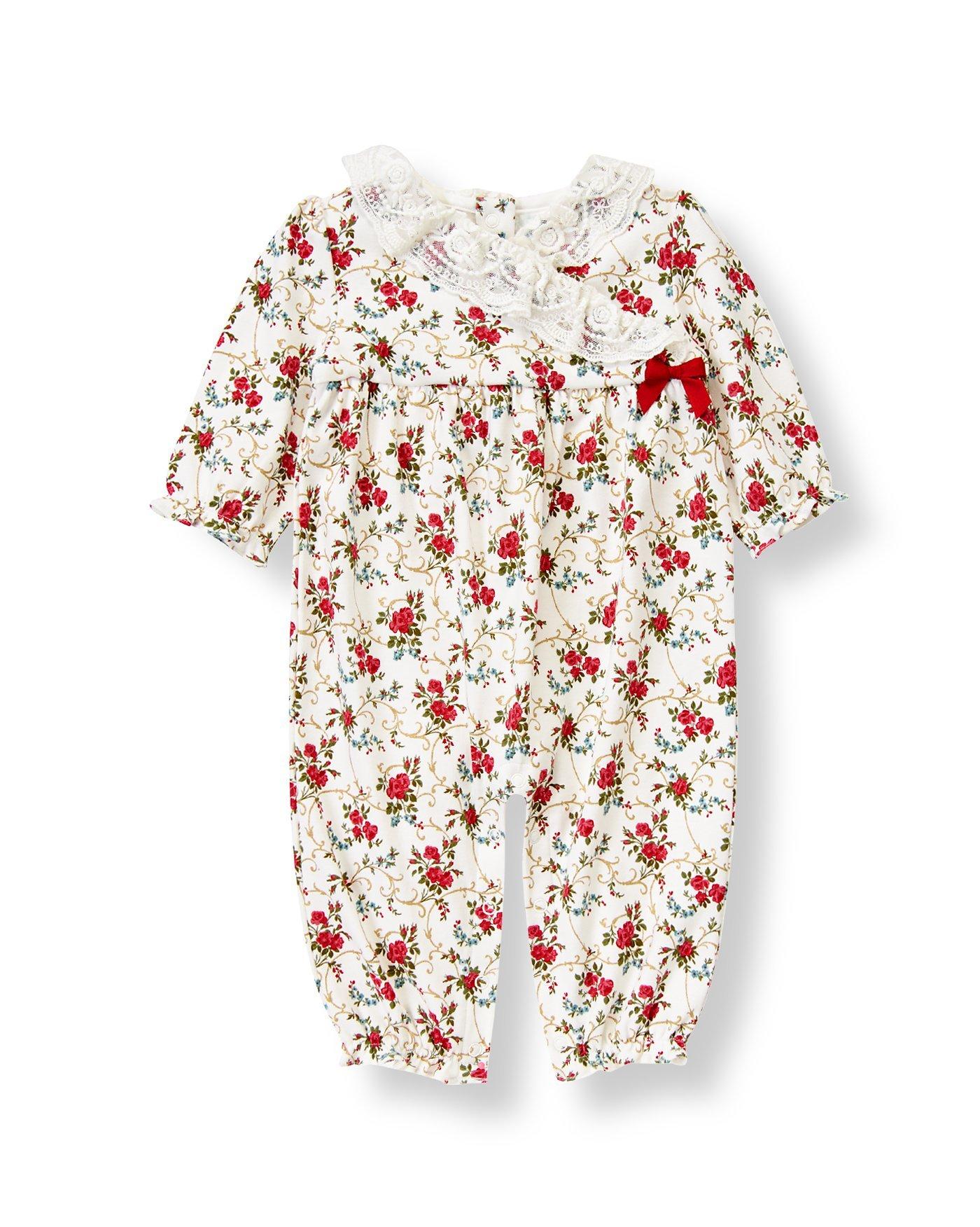 Rose Floral Kimono One-Piece image number 0