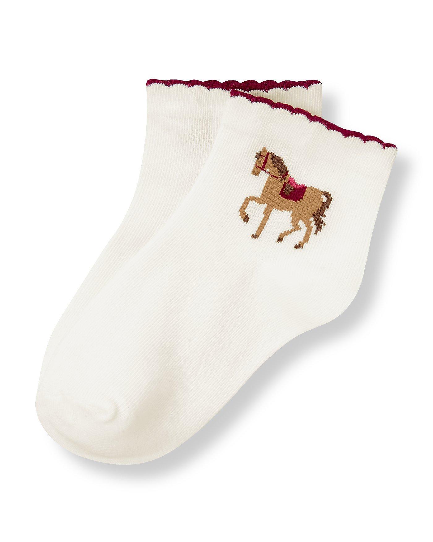 Equestrian Horse Sock image number 0