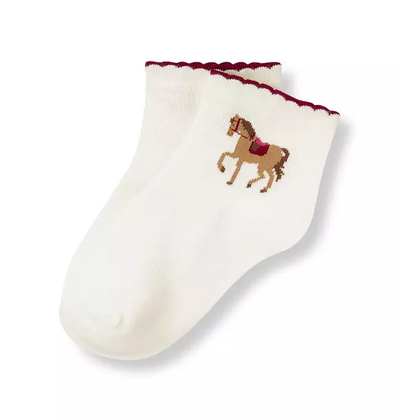 Equestrian Horse Sock image number 0