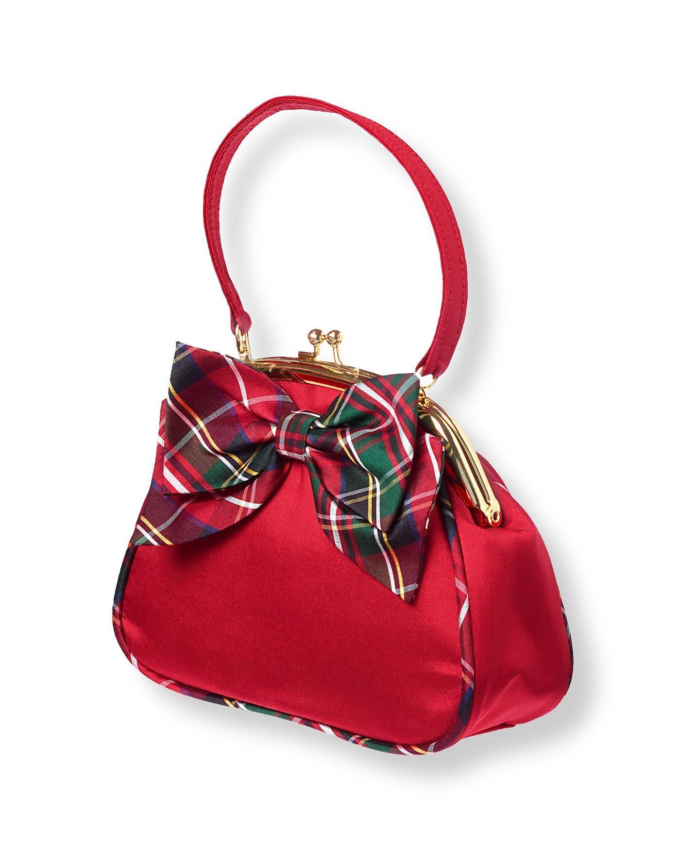 Tartan Plaid Bow Purse image number 0