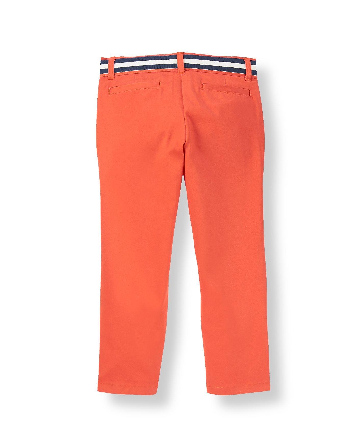 Belted Twill Pant image number 1