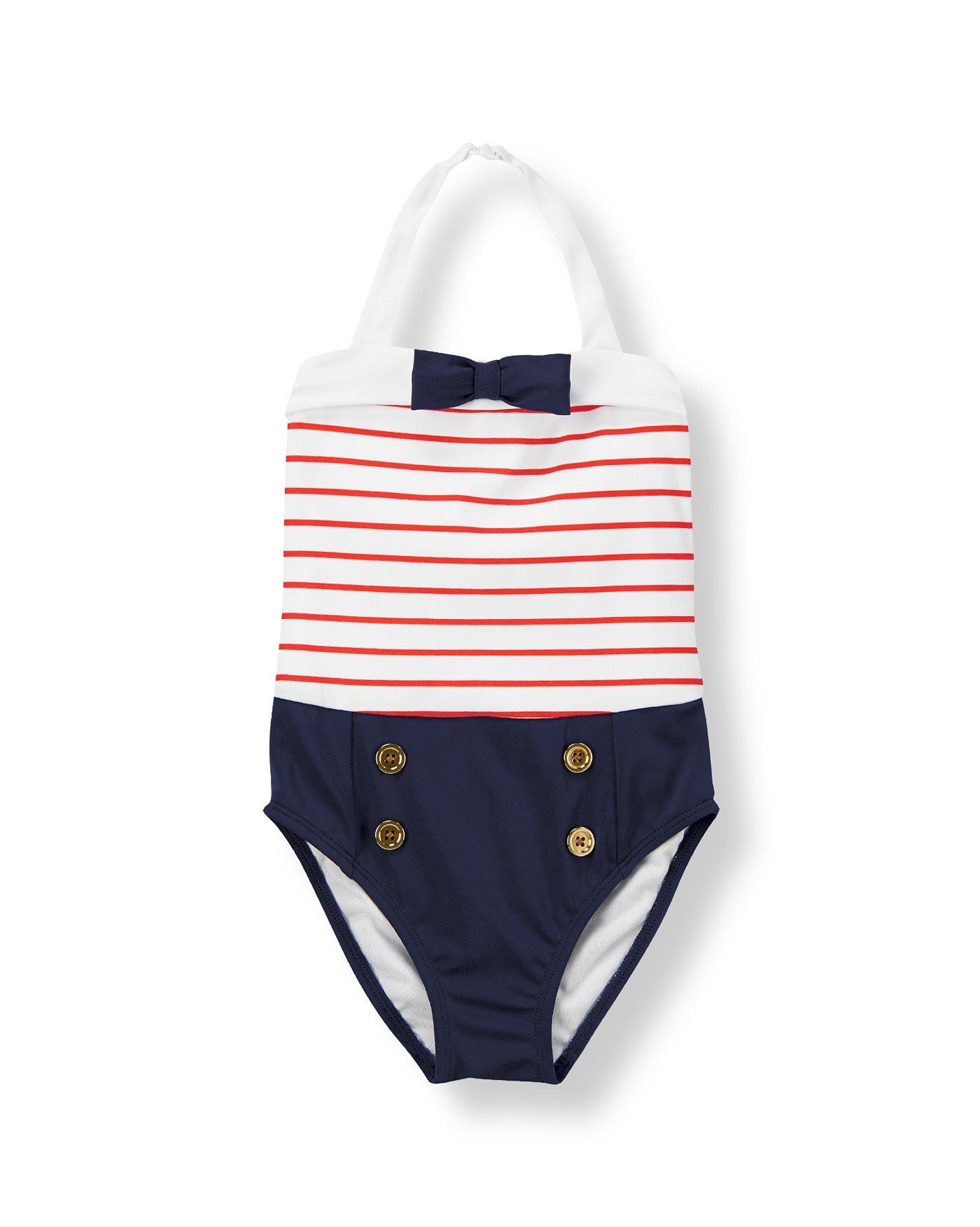 Sailor Stripe Swimsuit image number 0
