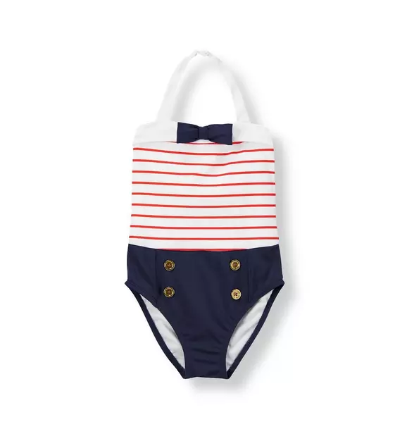 Sailor Stripe Swimsuit image number 0
