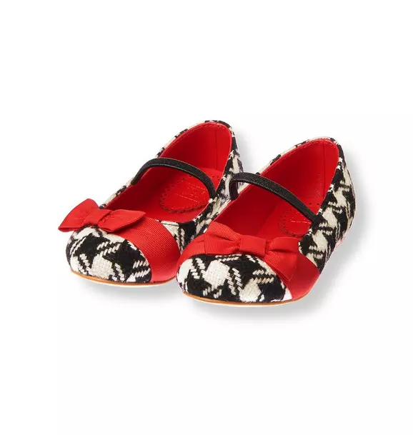 Bow Houndstooth Shoe image number 0