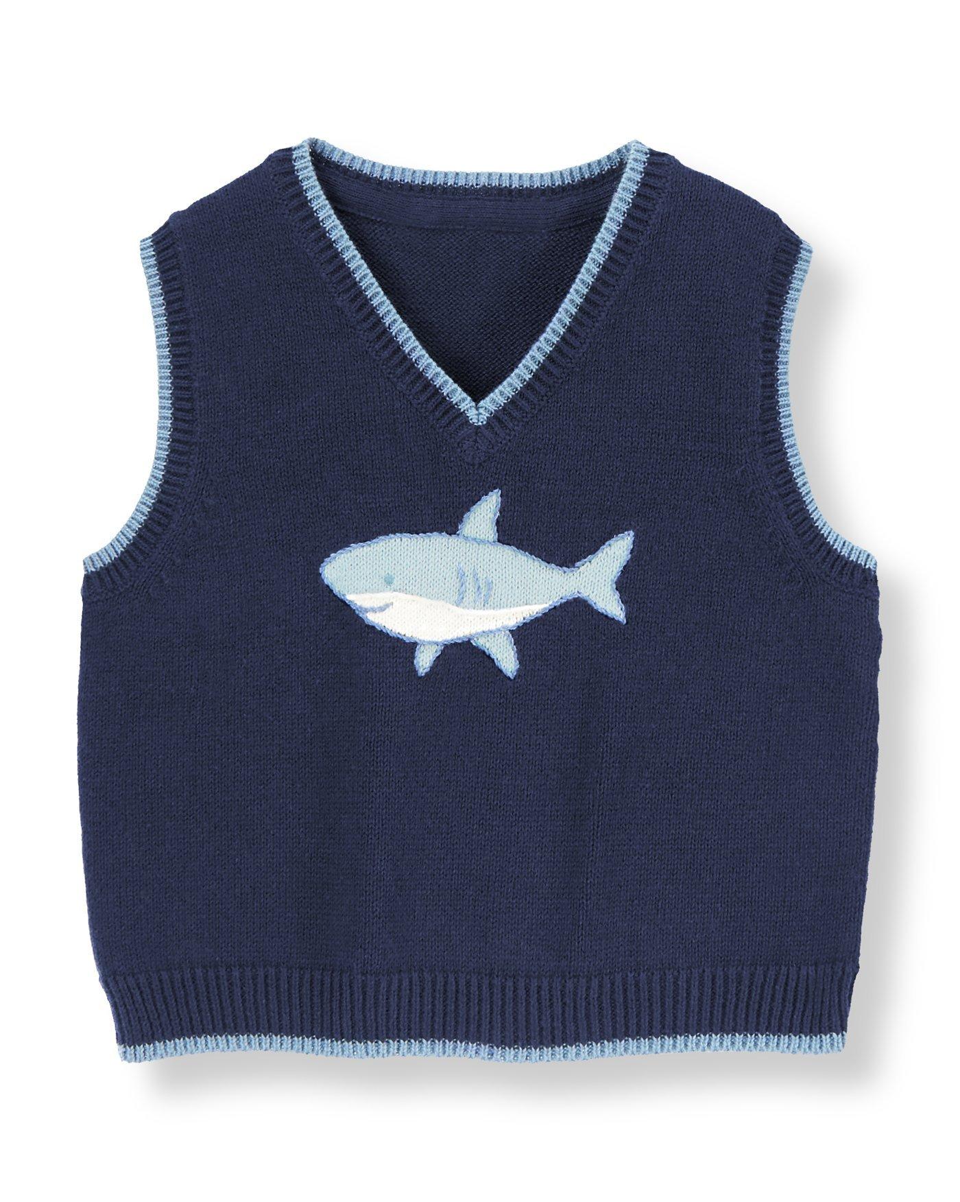 Shark Sweater Vest image number 0