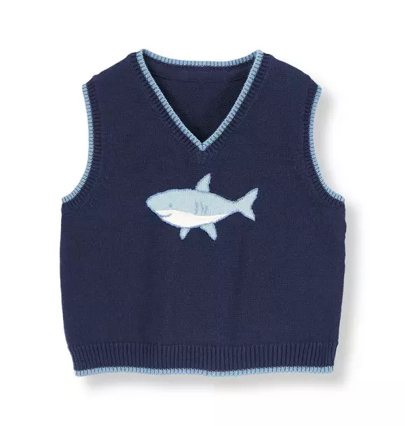 Shark Sweater Vest image number 0