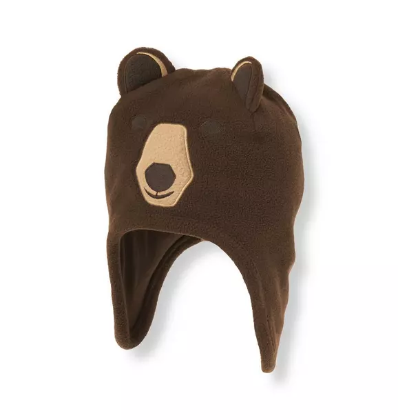 Bear Microfleece Earflap Hat image number 0