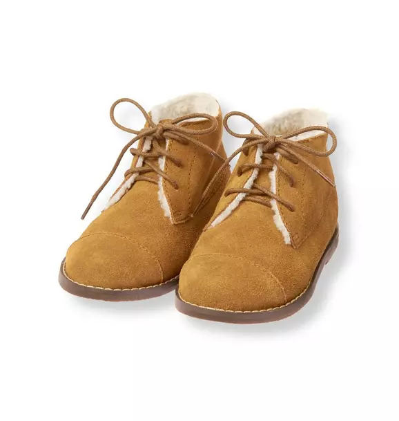 Sherpa Trim Suede Boot image number 0