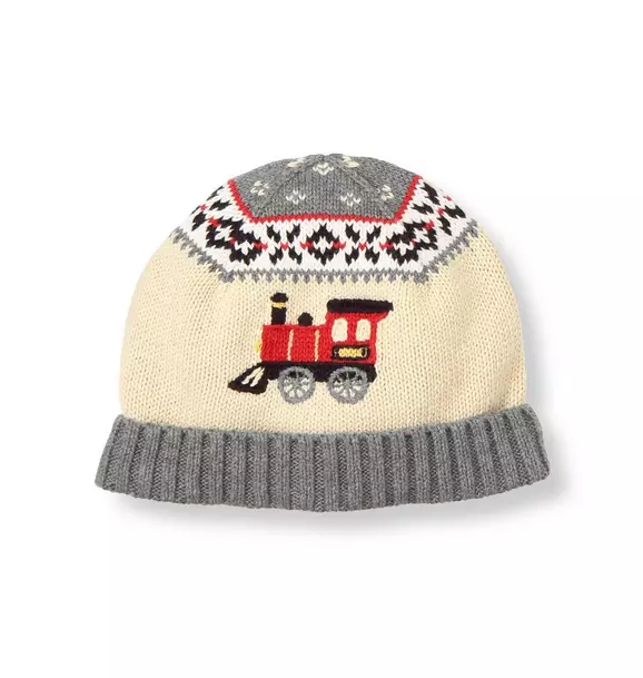 Train Fair Isle Sweater Hat image number 0
