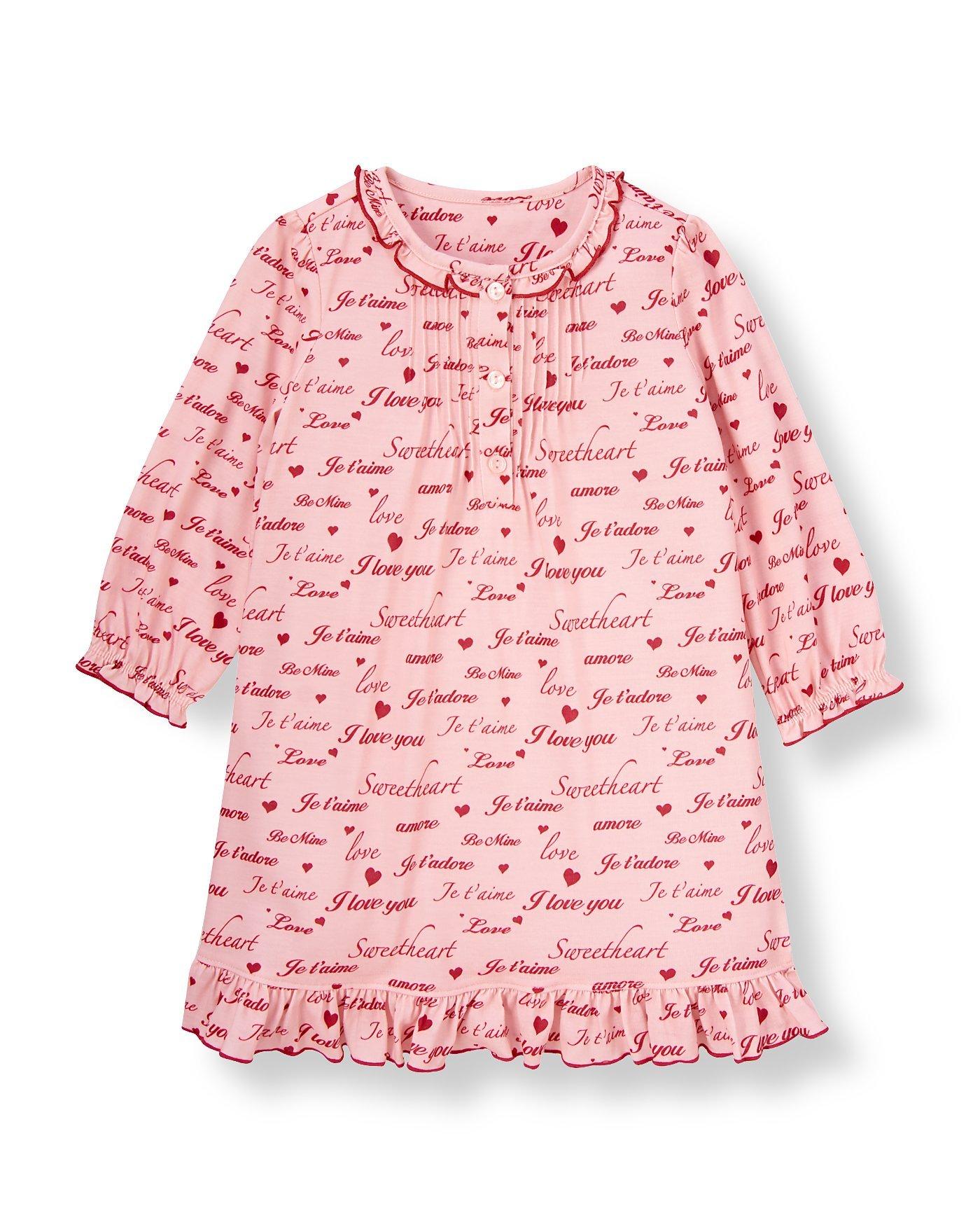 Sweetheart Ruffled Nightgown image number 0