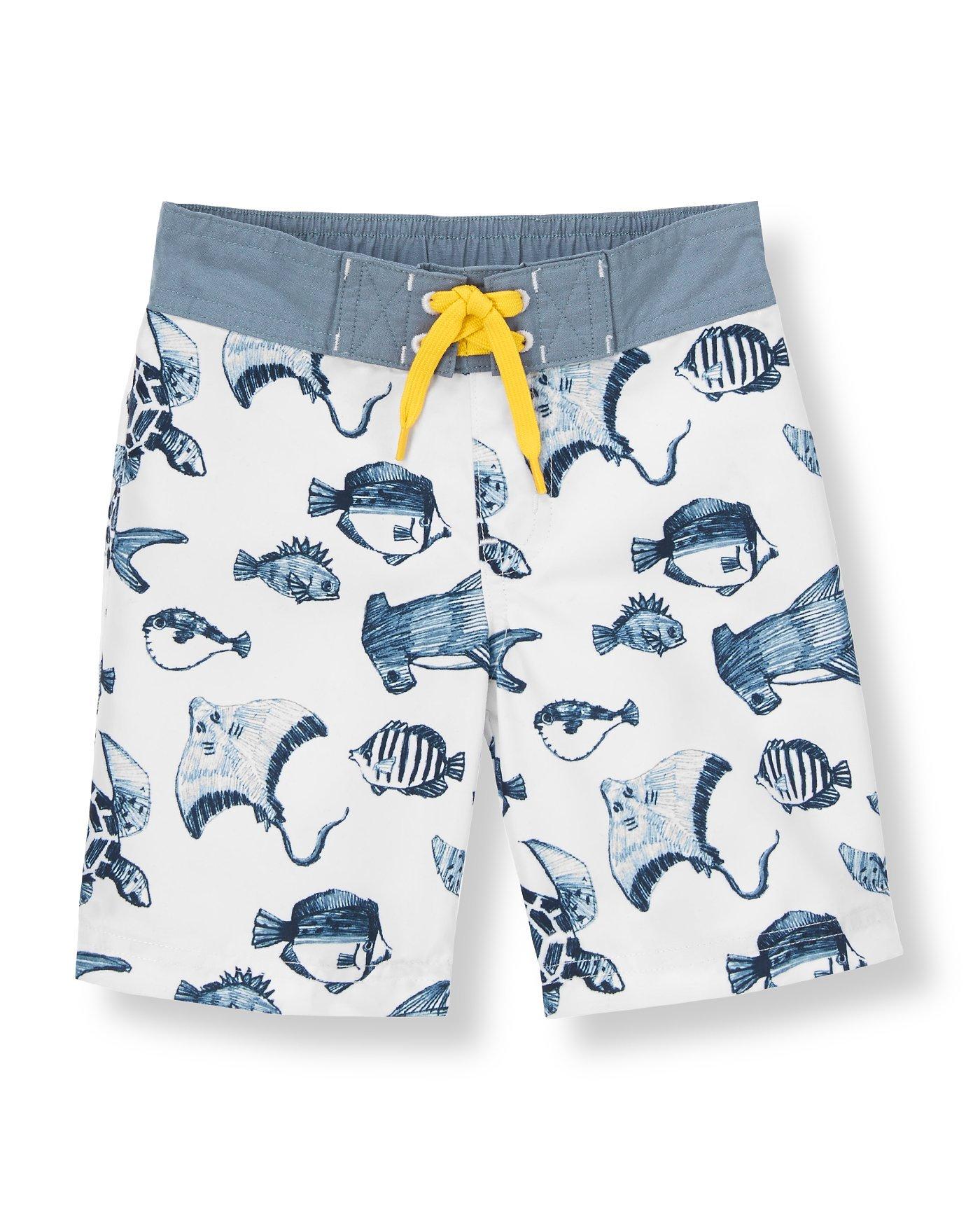 Sea Creatures Swim Trunk image number 0