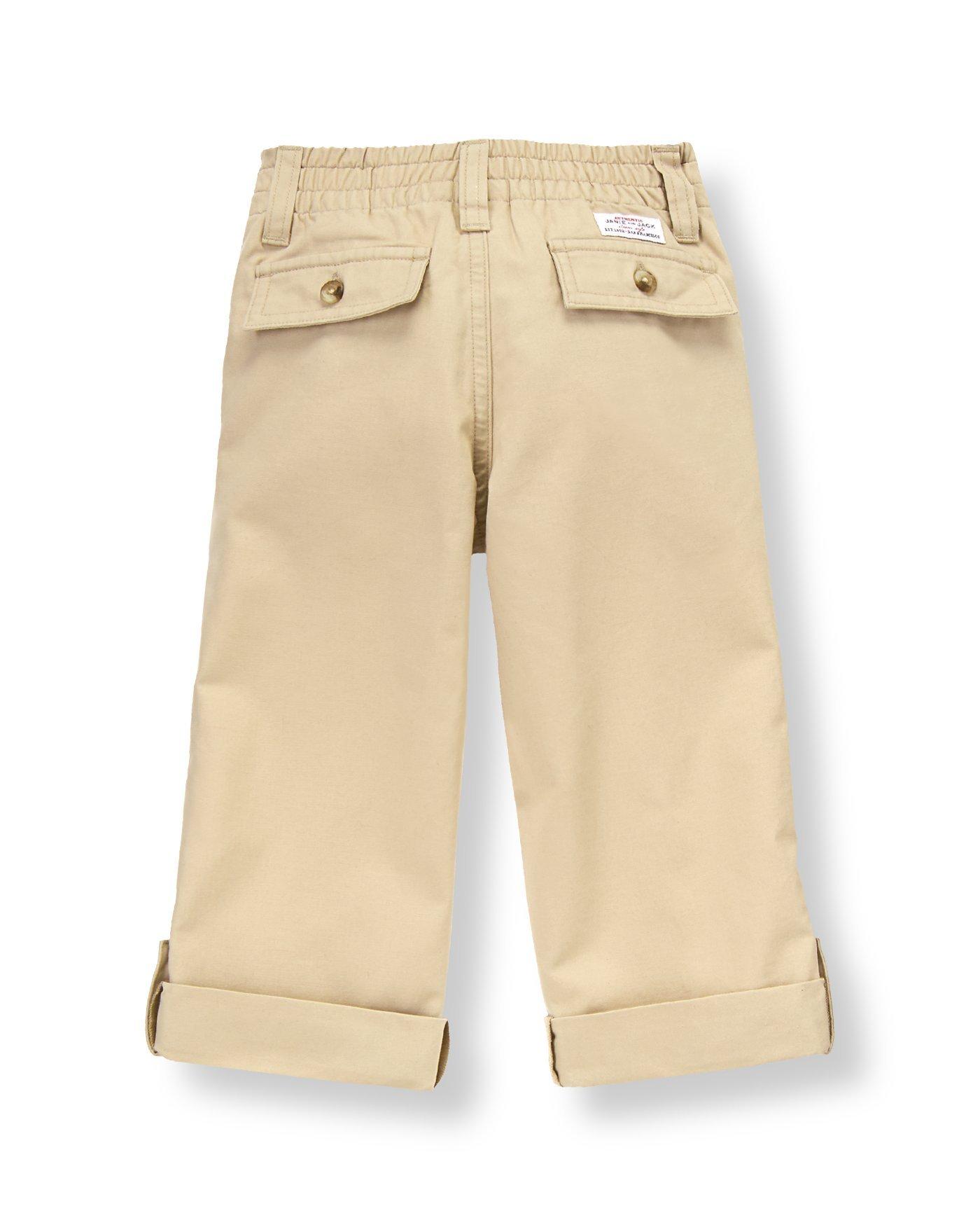 Roll Cuff Canvas Pant image number 1