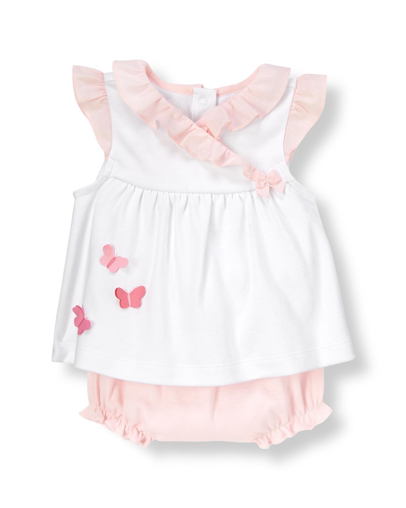 Butterfly Ruffle Two-Piece Ensemble image number 0