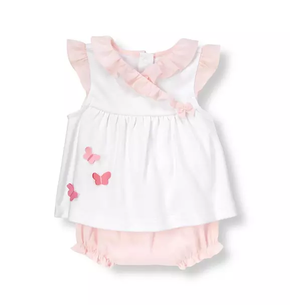 Butterfly Ruffle Two-Piece Ensemble image number 0