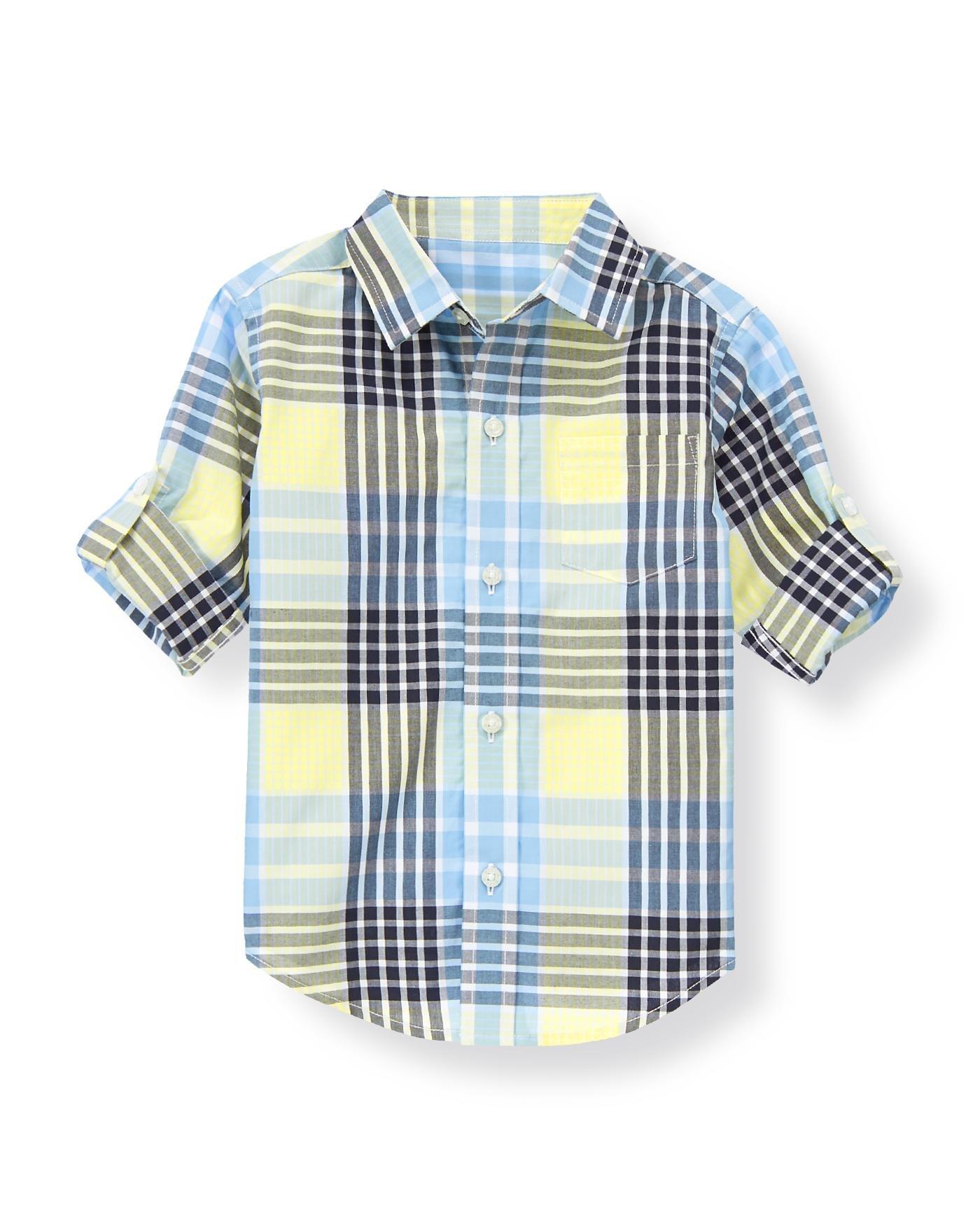 Plaid Roll Cuff Shirt image number 0
