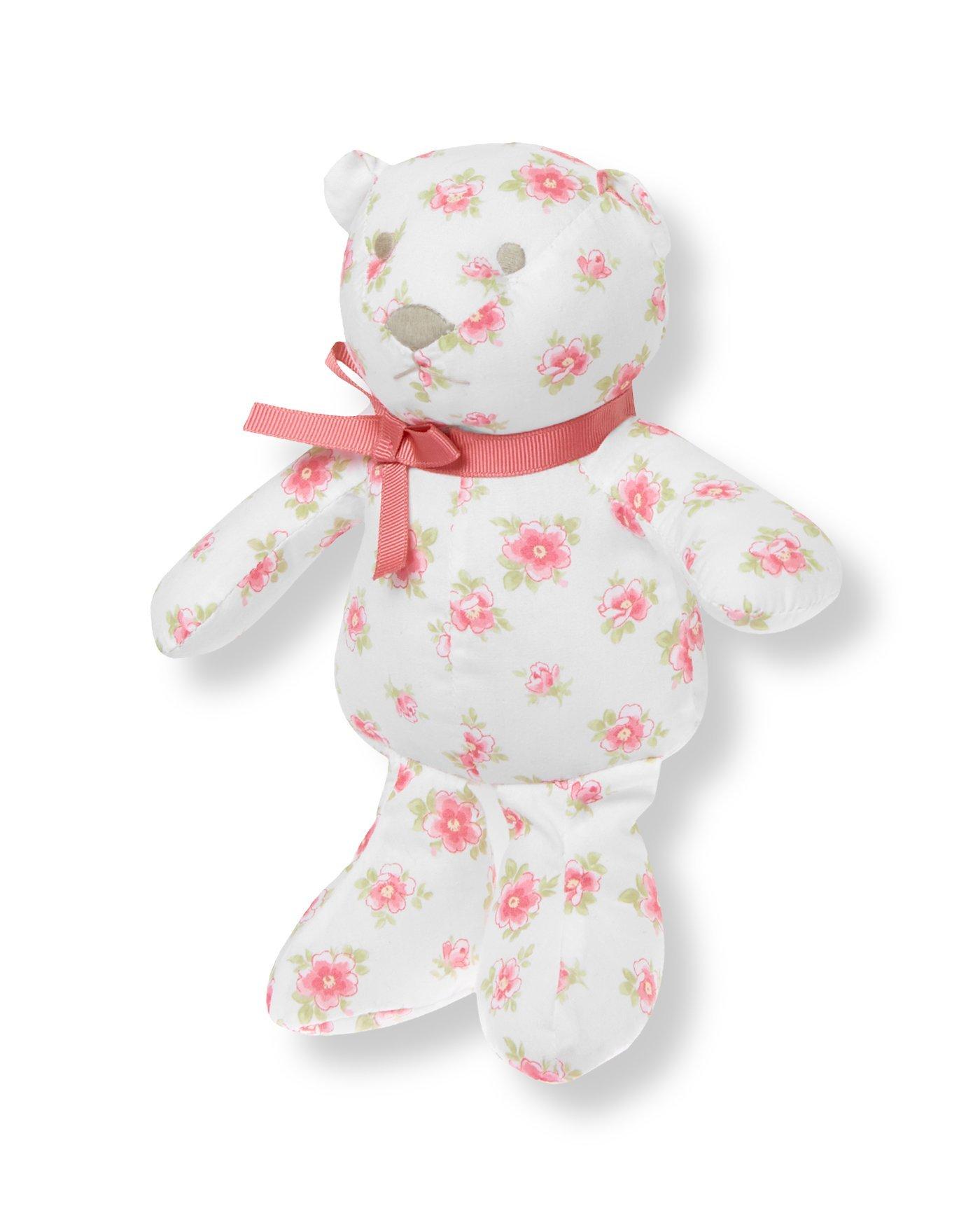 Floral Bear Rattle image number 0