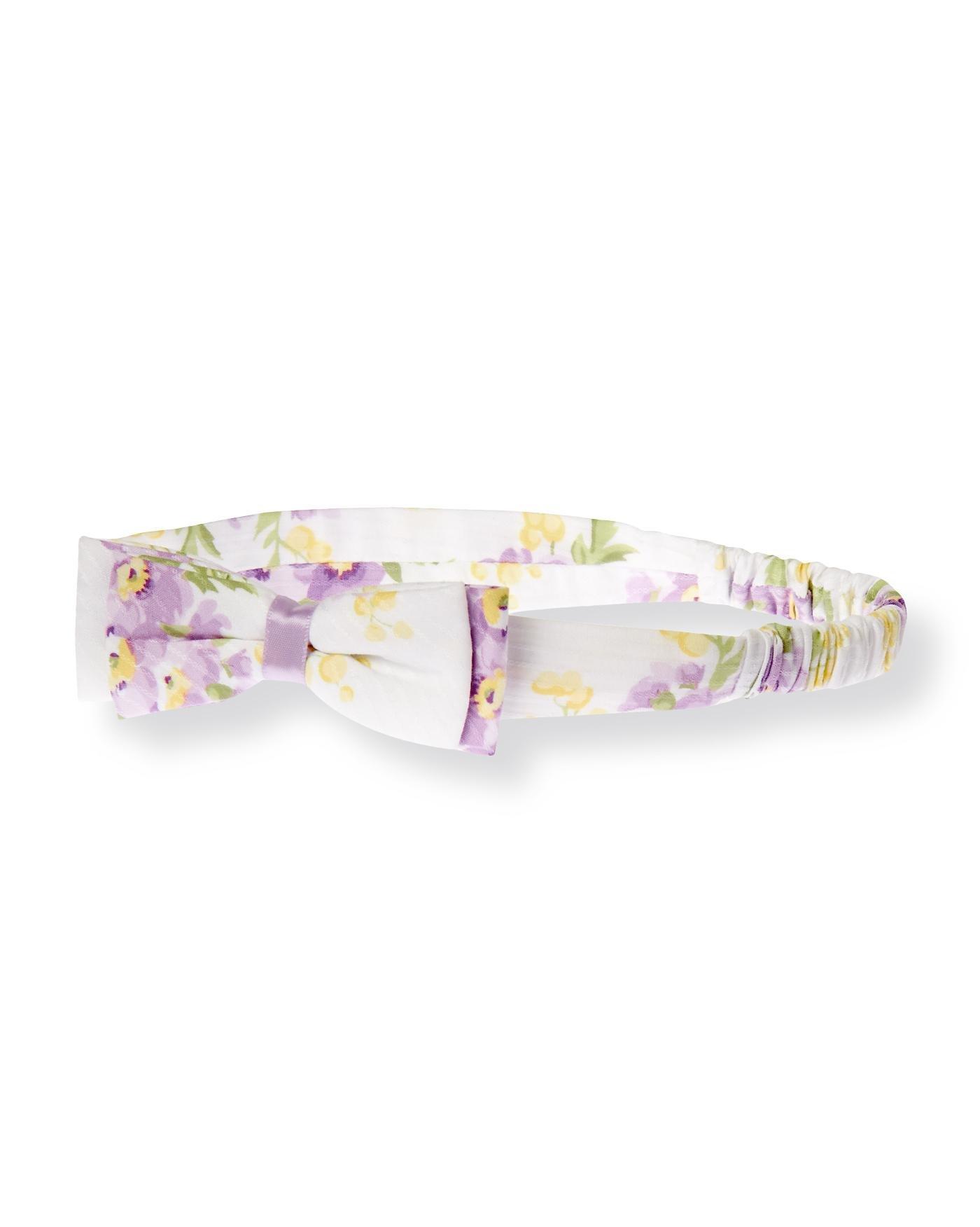Bow Floral Dobby Headband image number 0