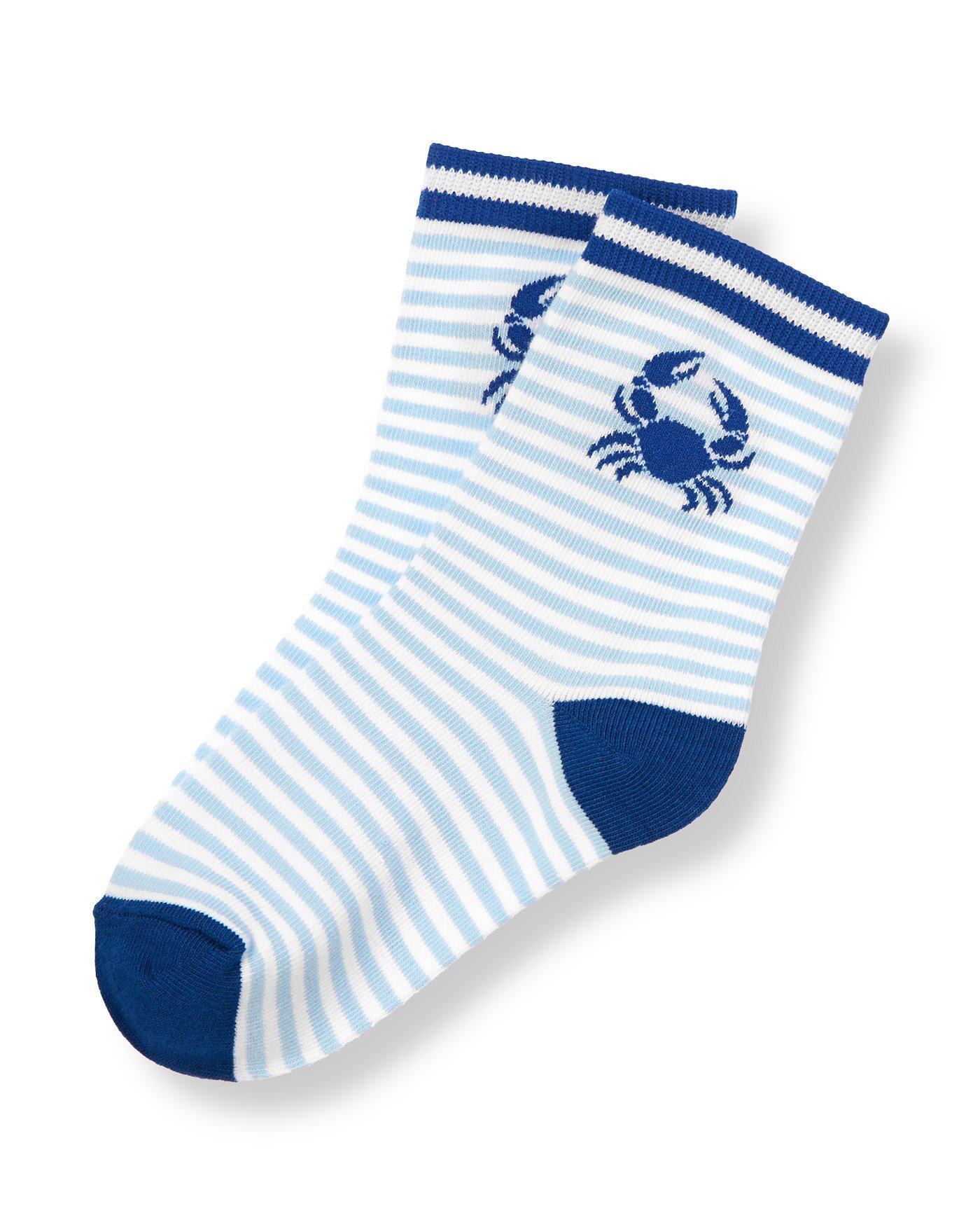 Stripe Crab Sock image number 0