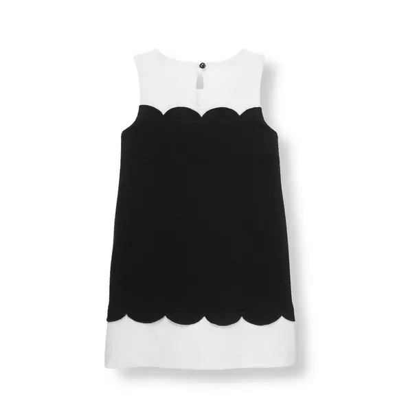 Bow Scallop Ponte Dress image number 1