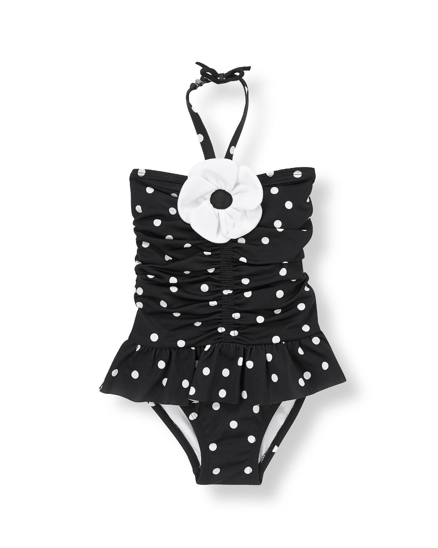 Poppy Dot Halter Swimsuit image number 0