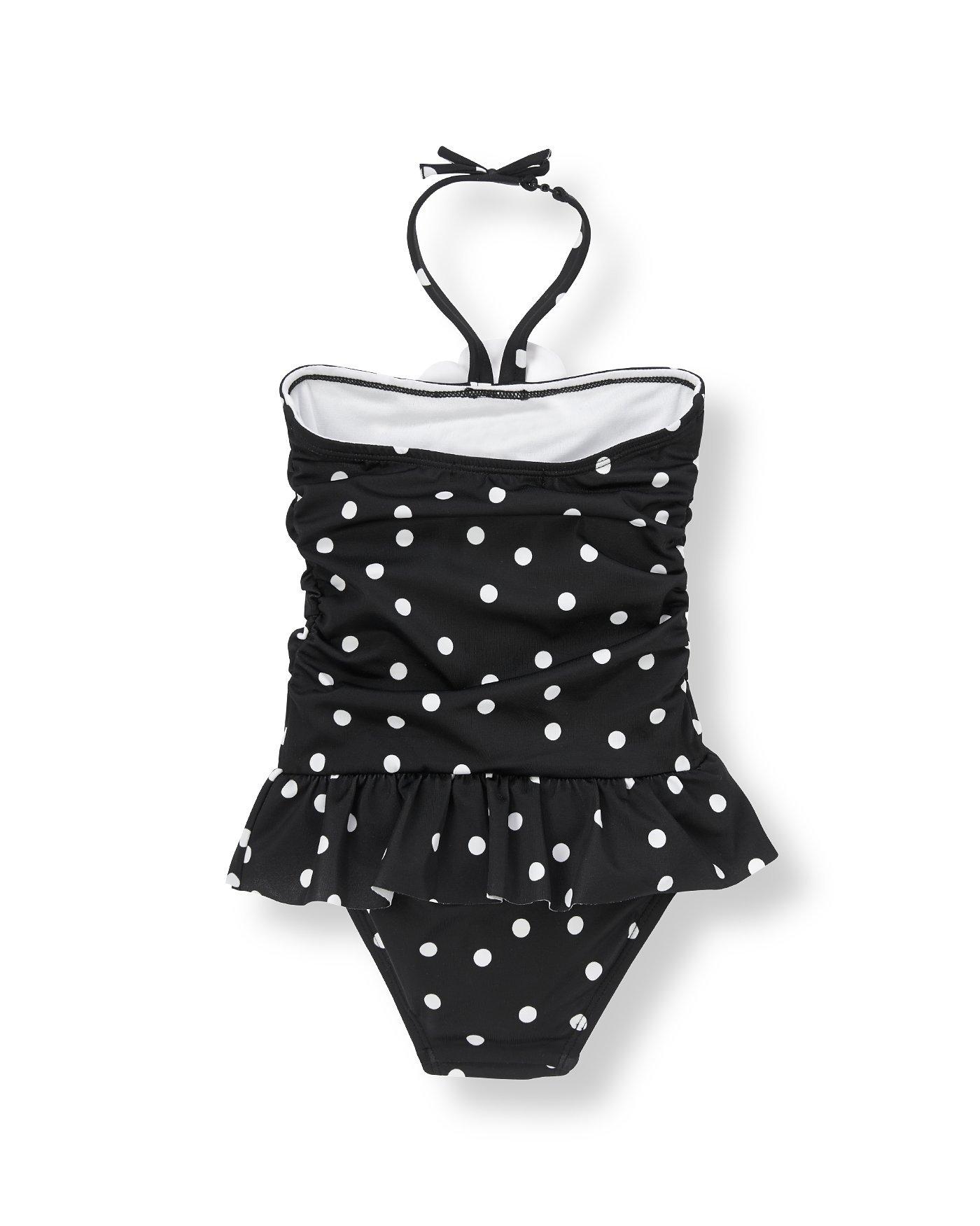 Poppy Dot Halter Swimsuit image number 1