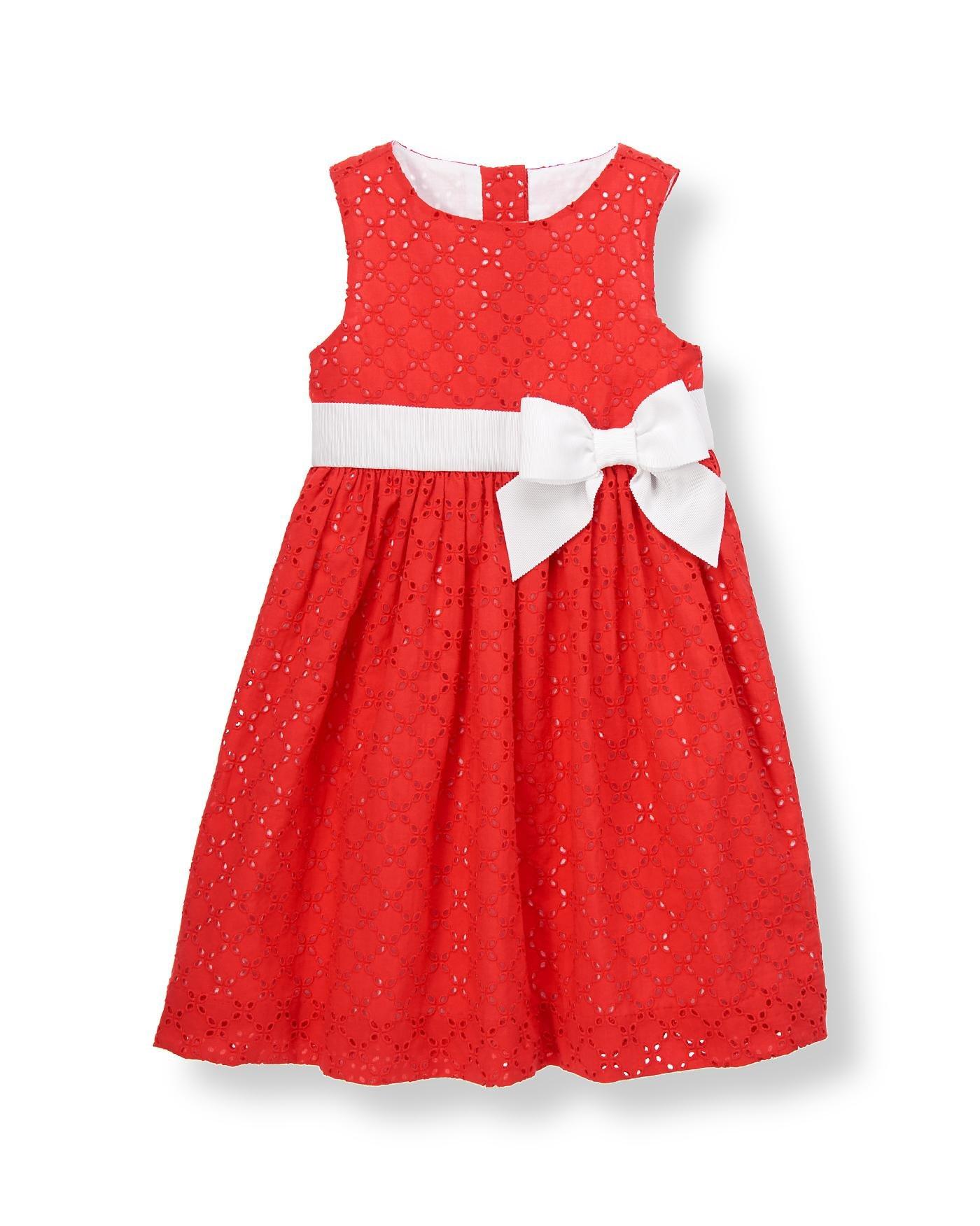 Bow Eyelet Dress image number 0