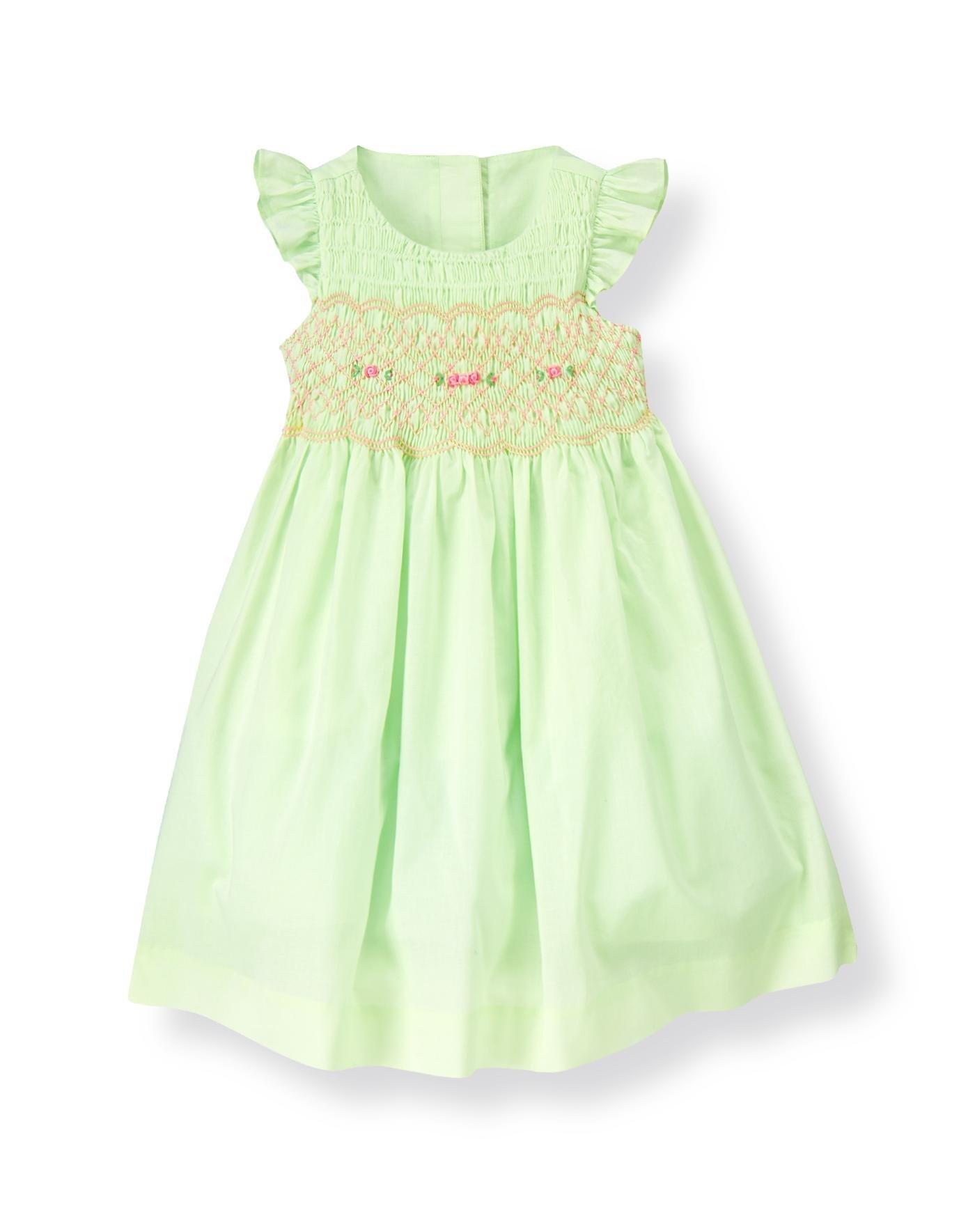 Hand-Smocked Batiste Dress image number 0