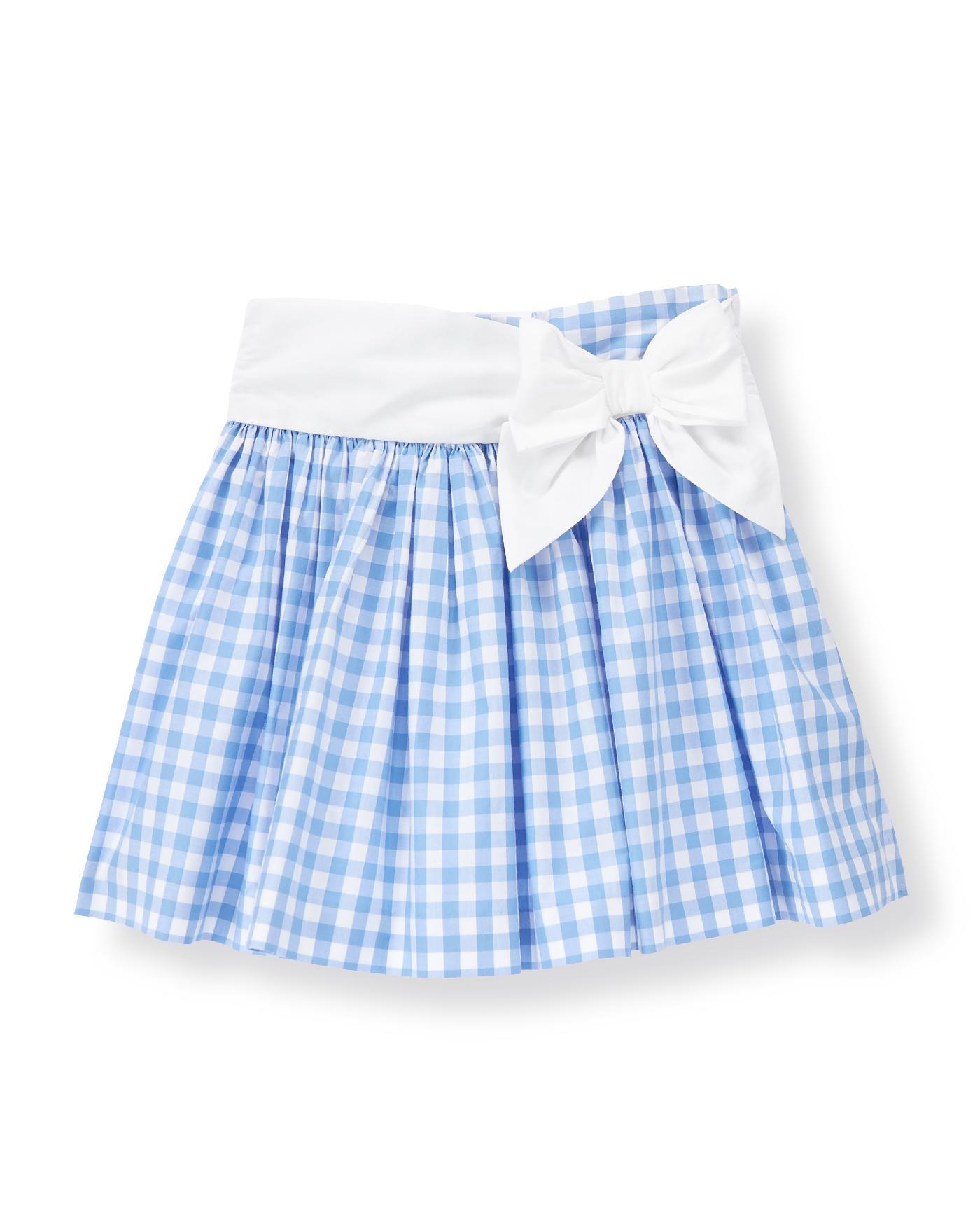 Bow Gingham Skirt image number 0