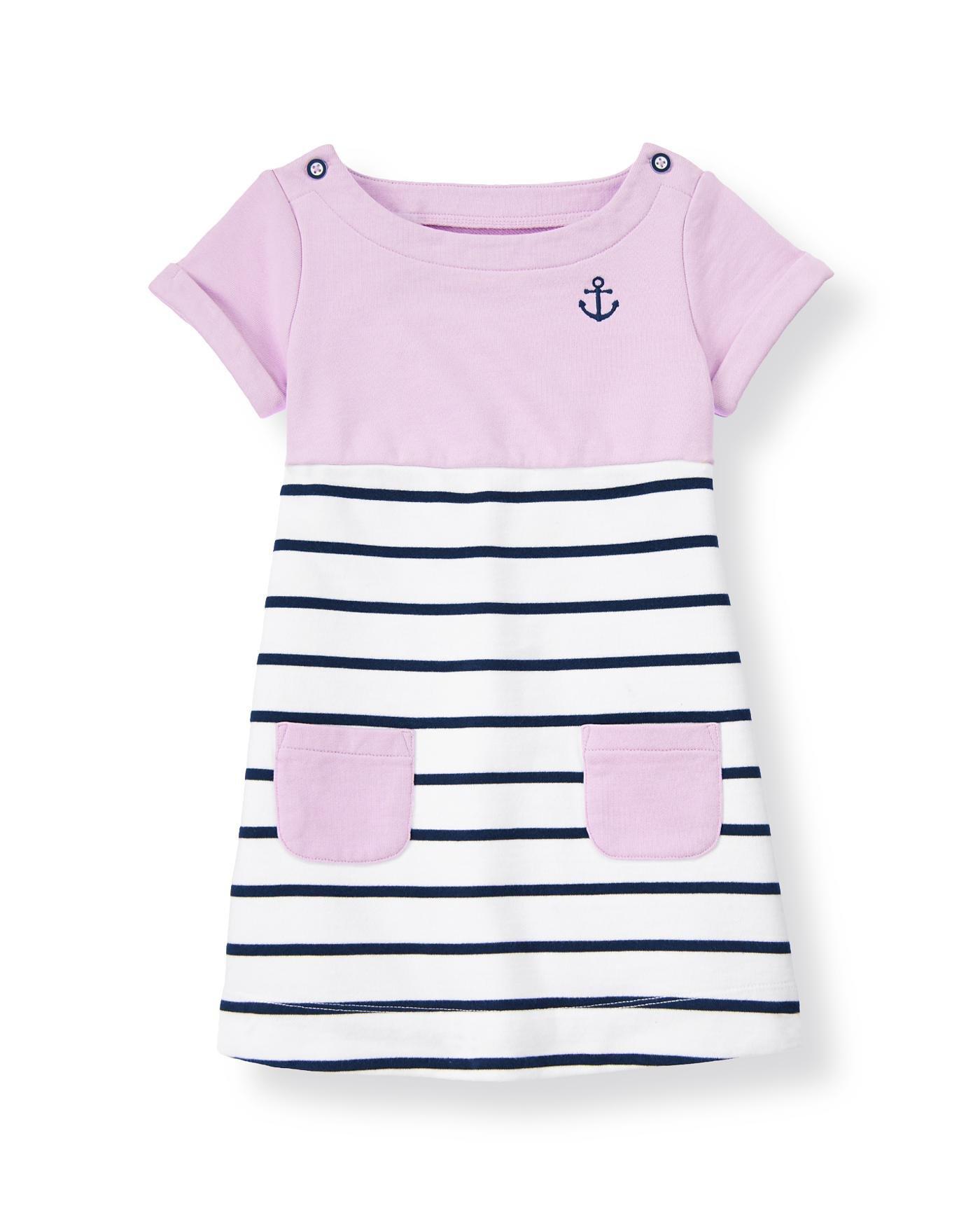 Anchor Striped Terry Dress image number 0