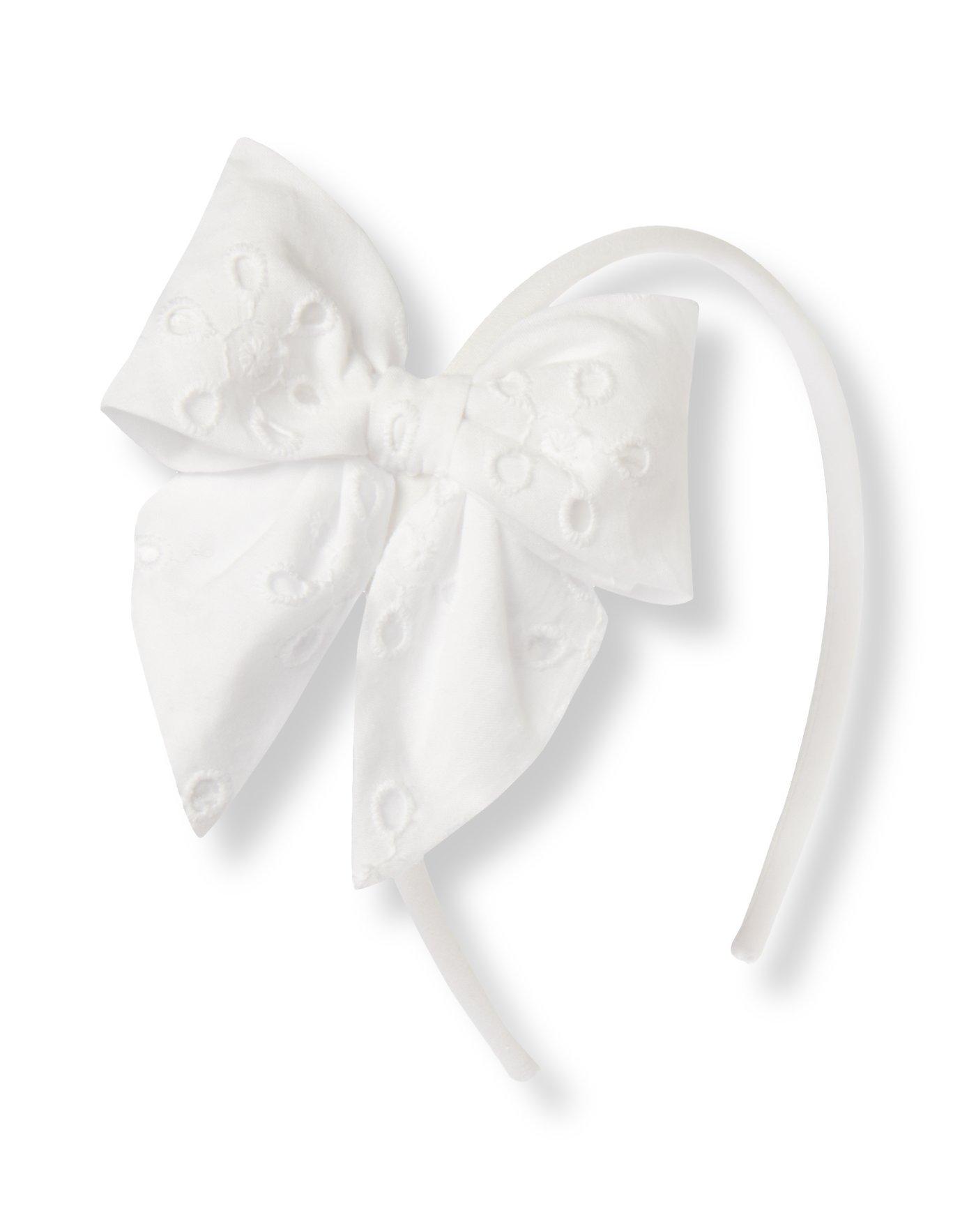 Eyelet Bow Headband image number 0