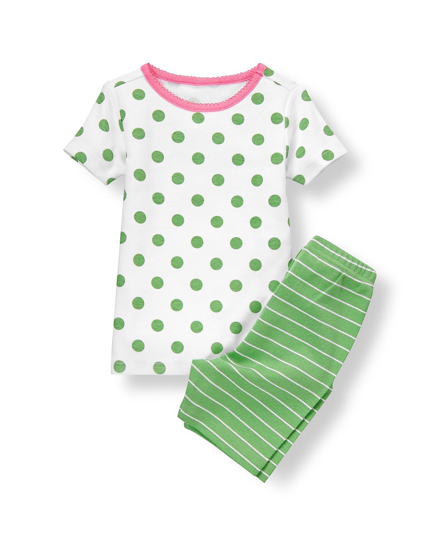 Dot Stripe Short Pajama Set image number 0