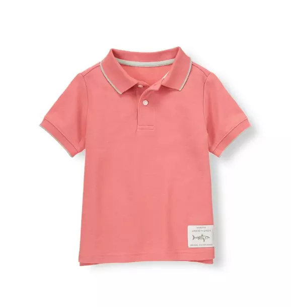 Tipped Pique Polo Shirt image number 0