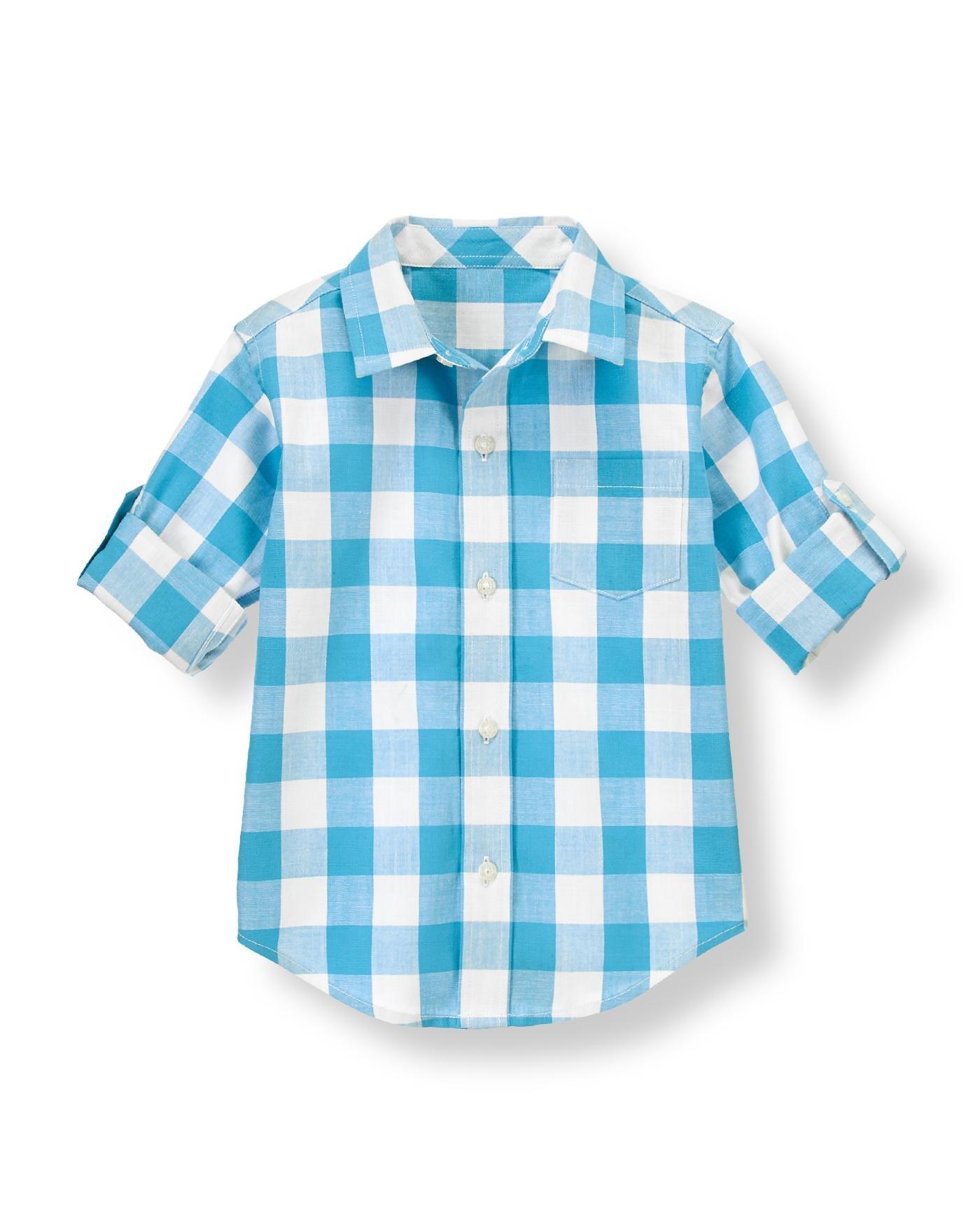 Gingham Roll Cuff Shirt image number 0