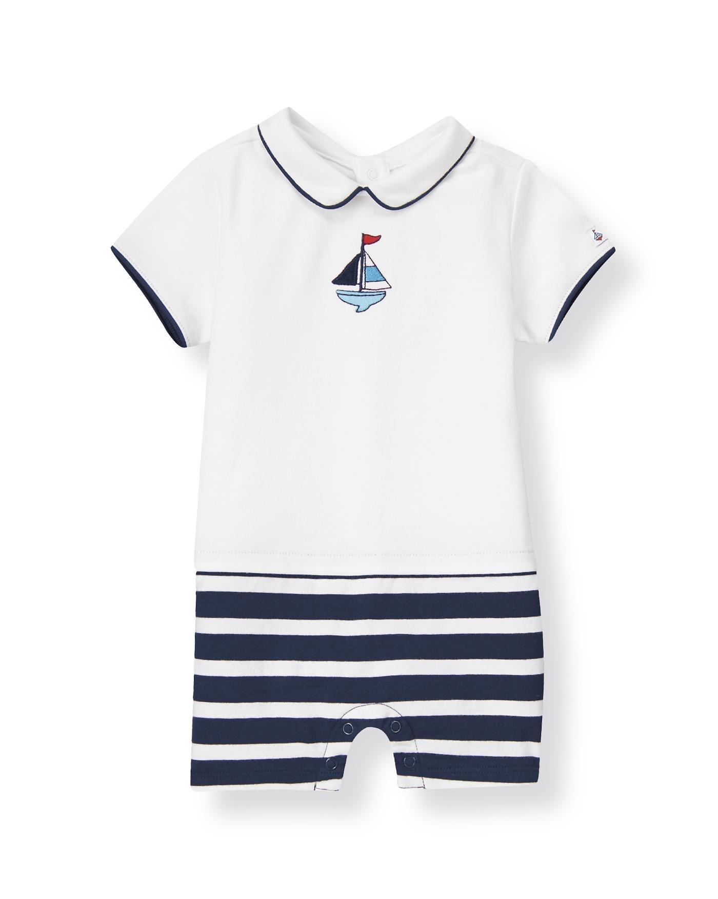 Sailboat Stripe One-Piece image number 0