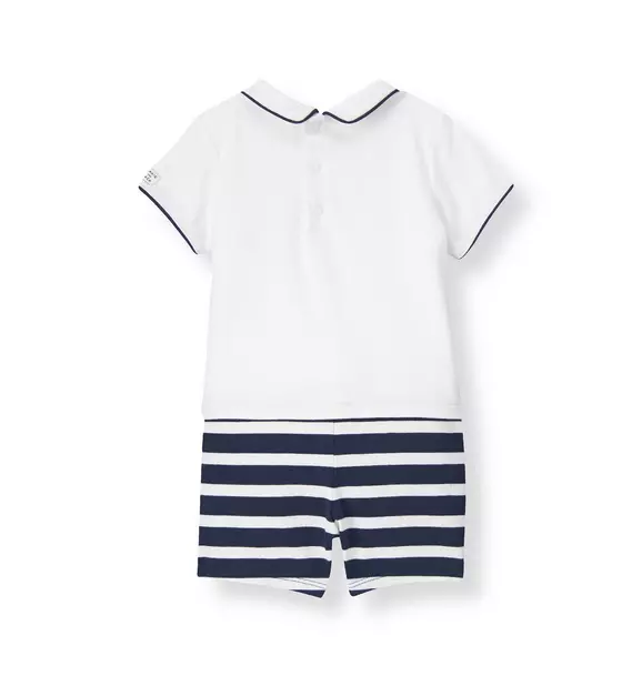 Sailboat Stripe One-Piece image number 1