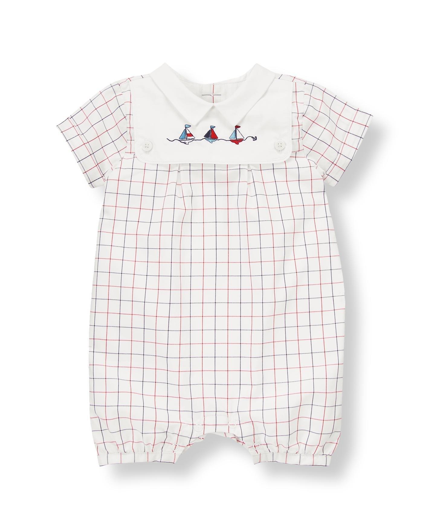 Sailboat Tattersall One-Piece image number 0