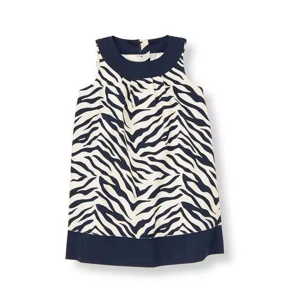 Zebra Dobby Dress image number 0