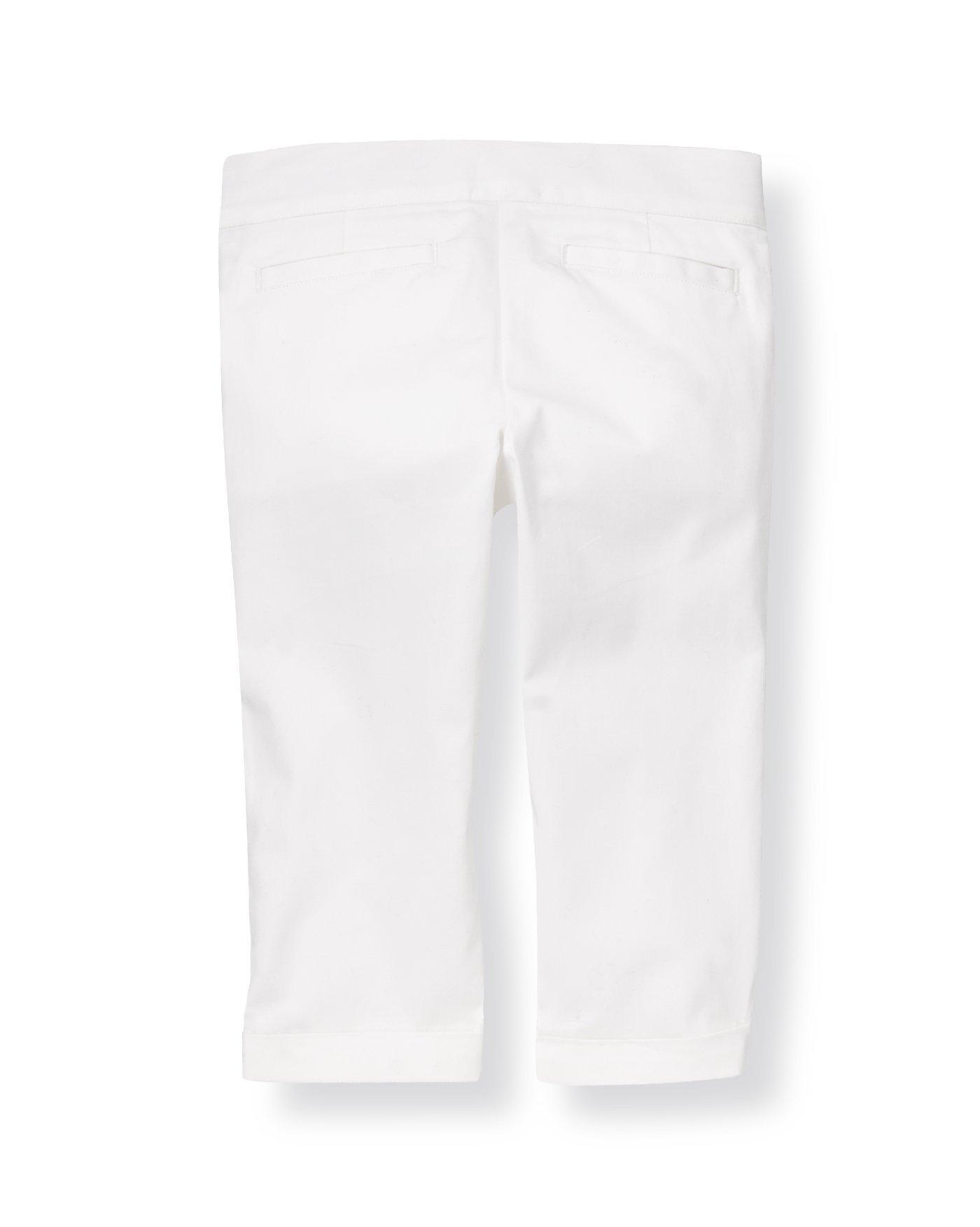 Button Cuff Capri Pant image number 1