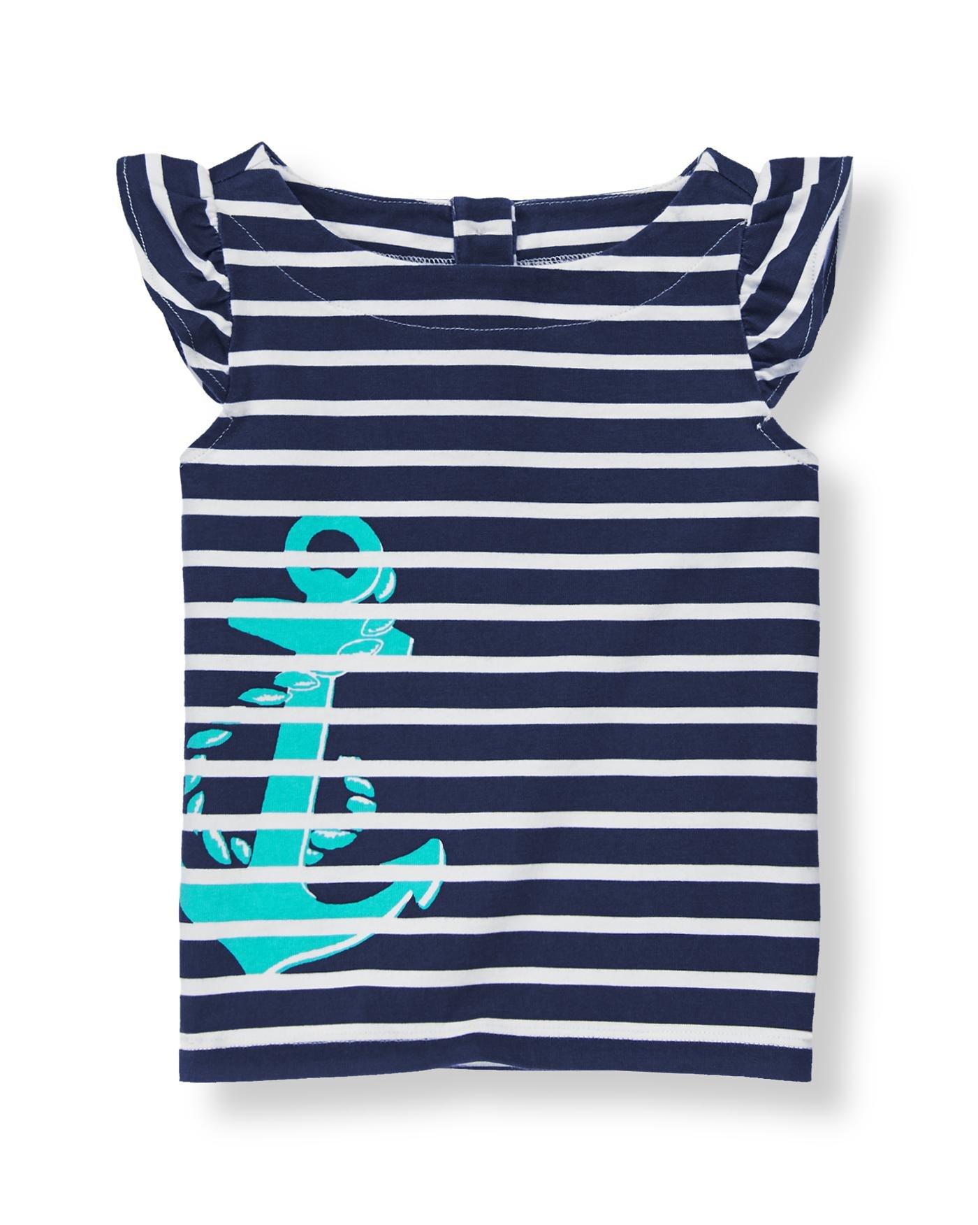 Anchor Striped Top image number 0