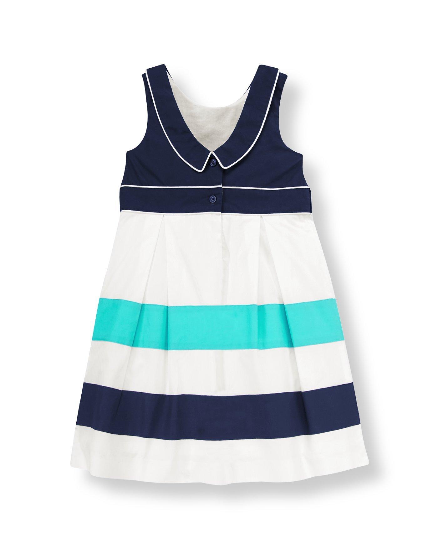 Pleated Colorblock Dress image number 1