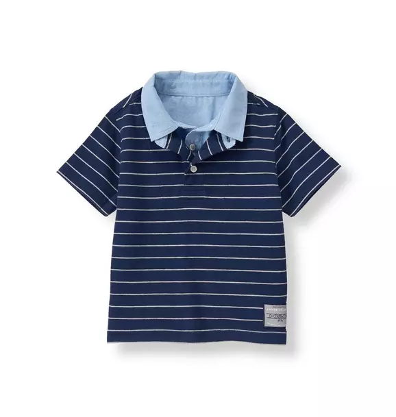 Striped Polo Shirt image number 0