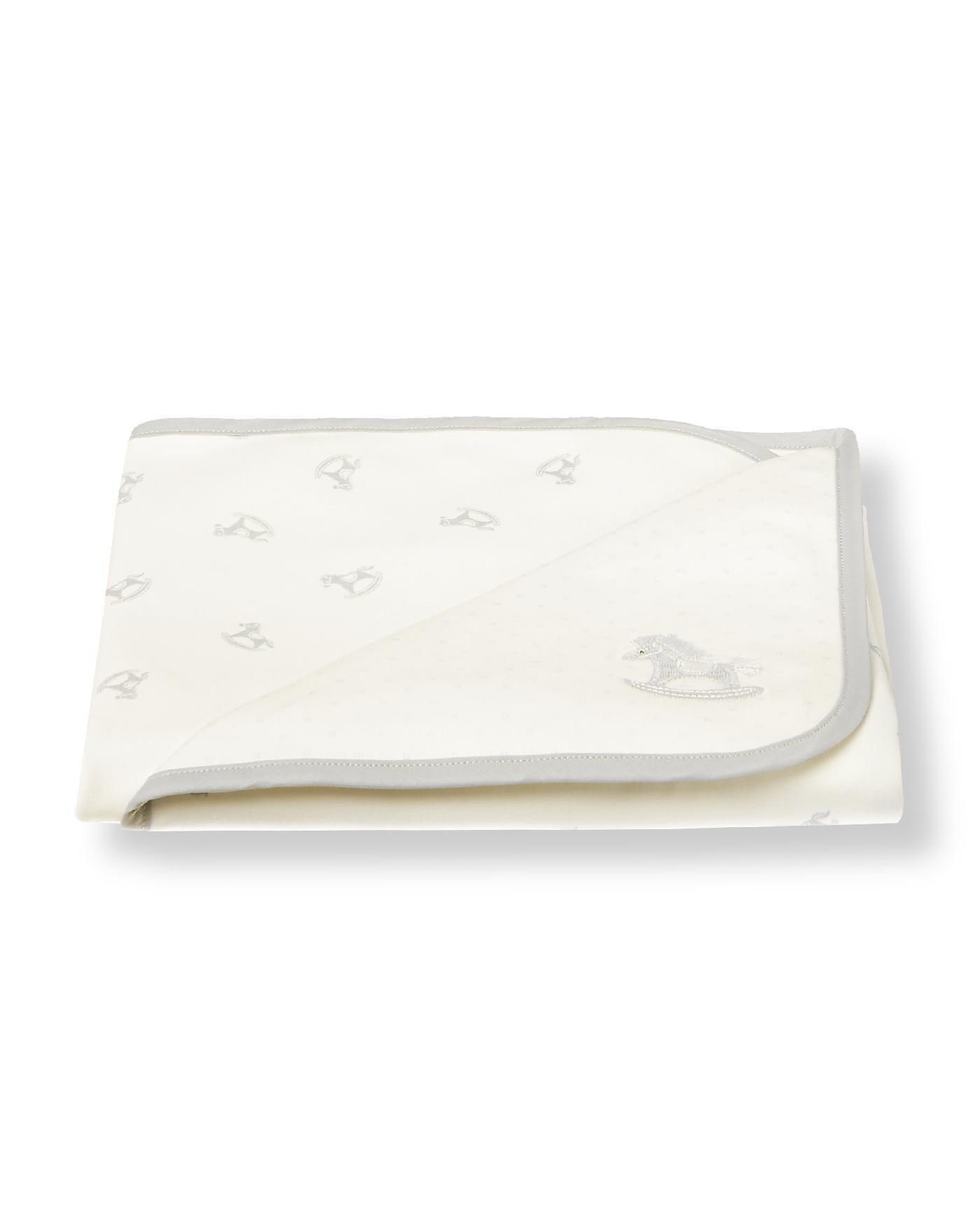 Rocking Horse Crib Blanket image number 0